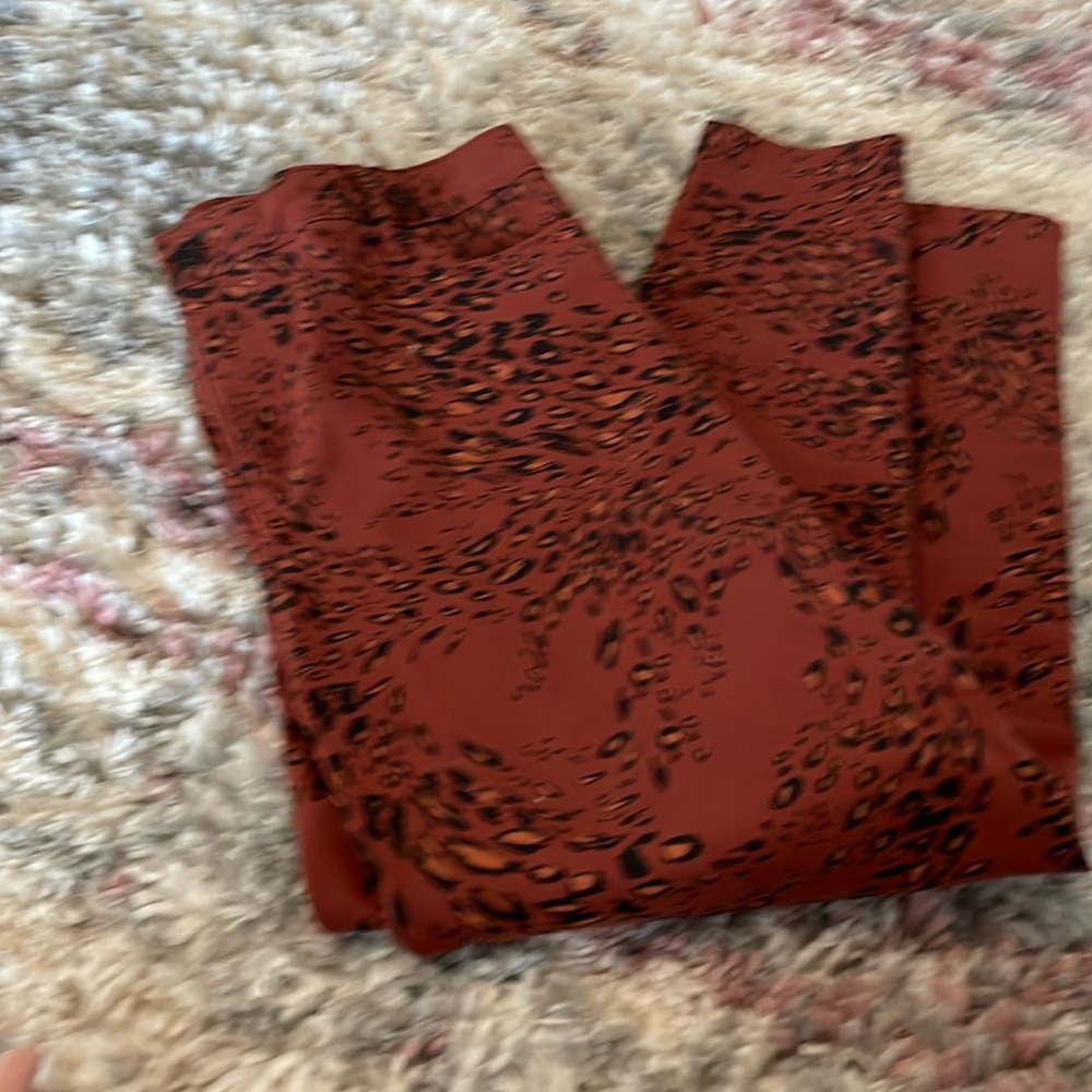 Animal print skinny jeans size 32 worn twice.